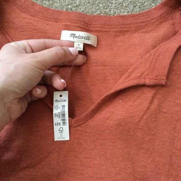 MADEWELL- Crop V Neck *NWT* - Picture 3 of 4